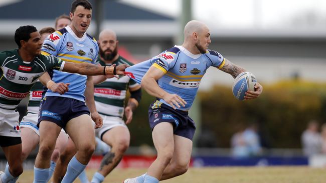 Devils' Jack Ahearn playing against Ipswich Jets. (AAP Image/Josh Woning)