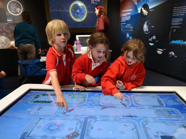 Photos from the Kids in Space finals at the Australian Space Discovery Centre in Adelaide. Picture: Supplied by Makers Empire