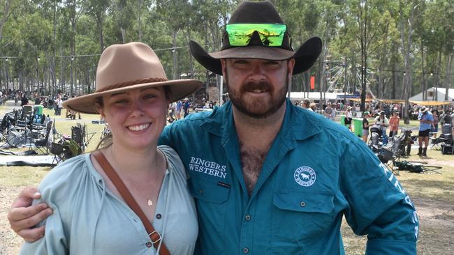 Brittney Little and Charlie MacDougall at CMC Rocks 2024. Picture: Aaron Goodwin
