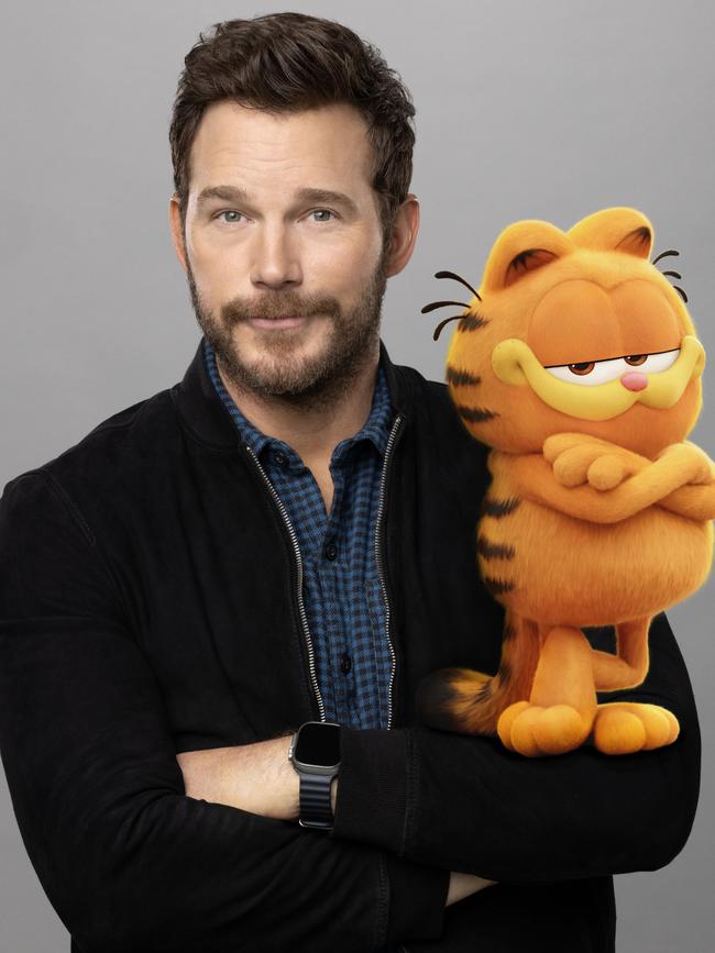 Chris Pratt is the voice of Garfield