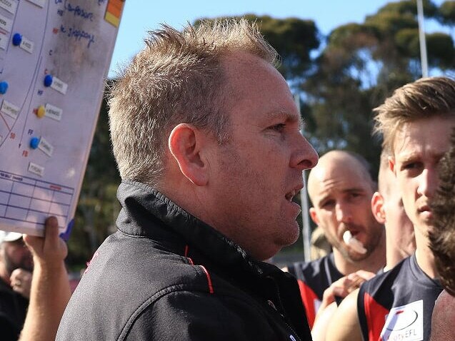 South Belgrave coach Luke Galliott. Picture: Davis Harrigan
