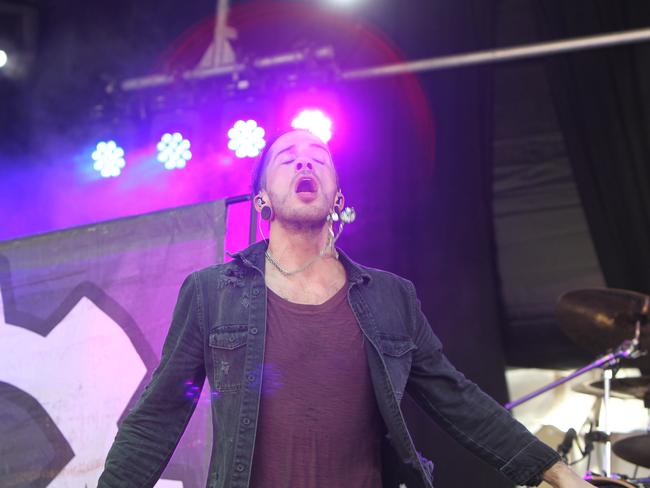 A performer at Soundwave Festival. Picture: Calum Robertson.