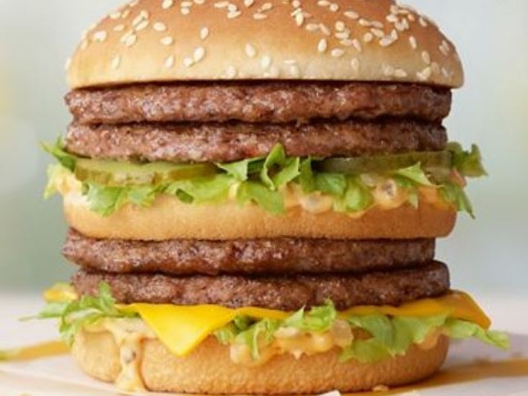 Double Big Mac: American’s lose it over Aussie Macca’s burger. Picture: Supplied