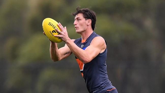 Jake Stein is set to debut for GWS this weekend. Picture: AAP Image/Dan Himbrechts.