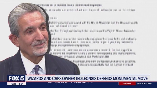 Monumental Sports owner Ted Leonsis defends Wizards, Caps move | news ...