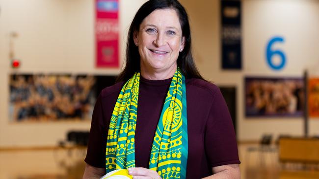 Stacey West announced as the new CEO of Netball Australia at the State Sport Centre Parkville, Melbourne. Photo: Joanna Margiolis, Netball Australia