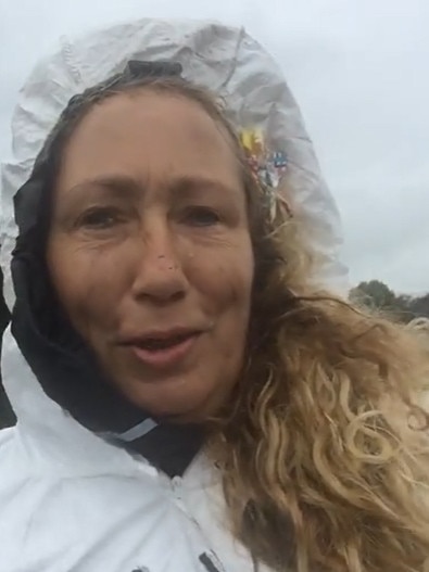 The stunt shut down the coal port. Picture: Facebook/Blockade Australia