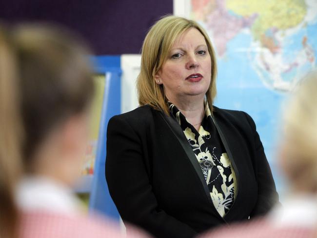 Minister for Children and Early Childhood Development Wendy Lovell made an announcement regarding kindergarten funding today at Chelsea Heights Primary School.