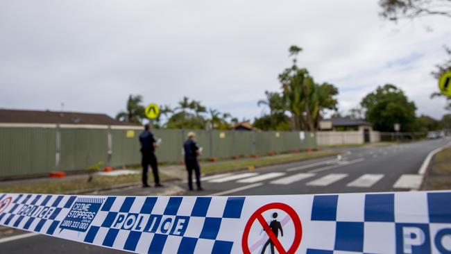 Crime scene on the Gold Coast. Picture: Jerad Williams.