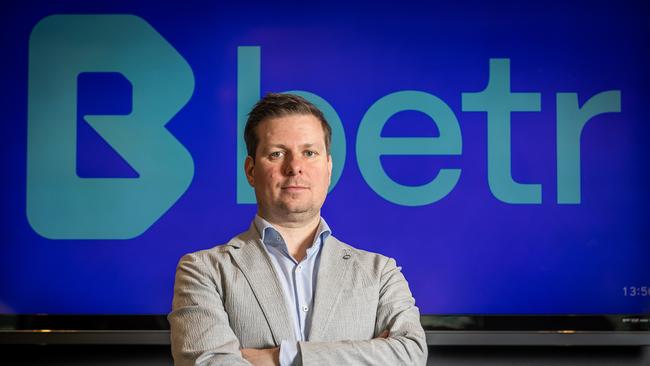 Betr CEO Andrew Menz. Picture: Jake Nowakowski