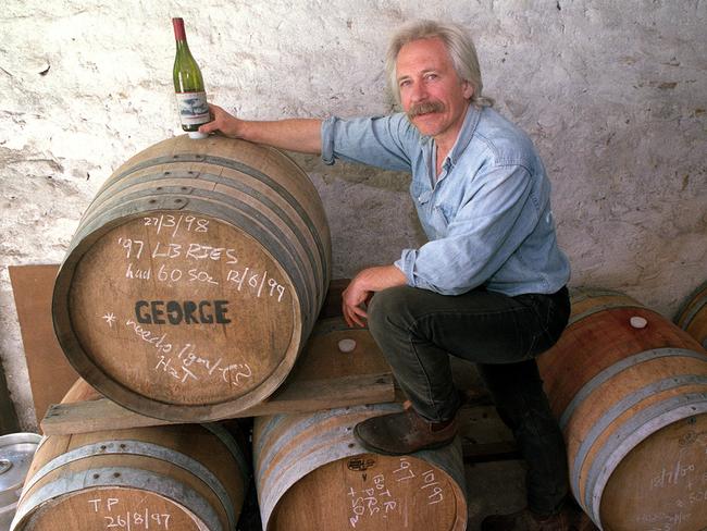 SA winemaker Stephen George at Ashton Hills winery.