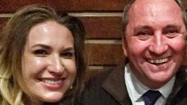 Vikki Campion and Barnaby Joyce.