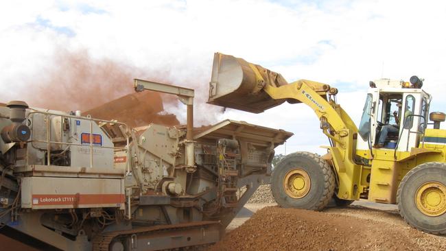 Consolidated Tin Mines Gillian crushing sample at Mt Garnet is operating under a skeleton crew.