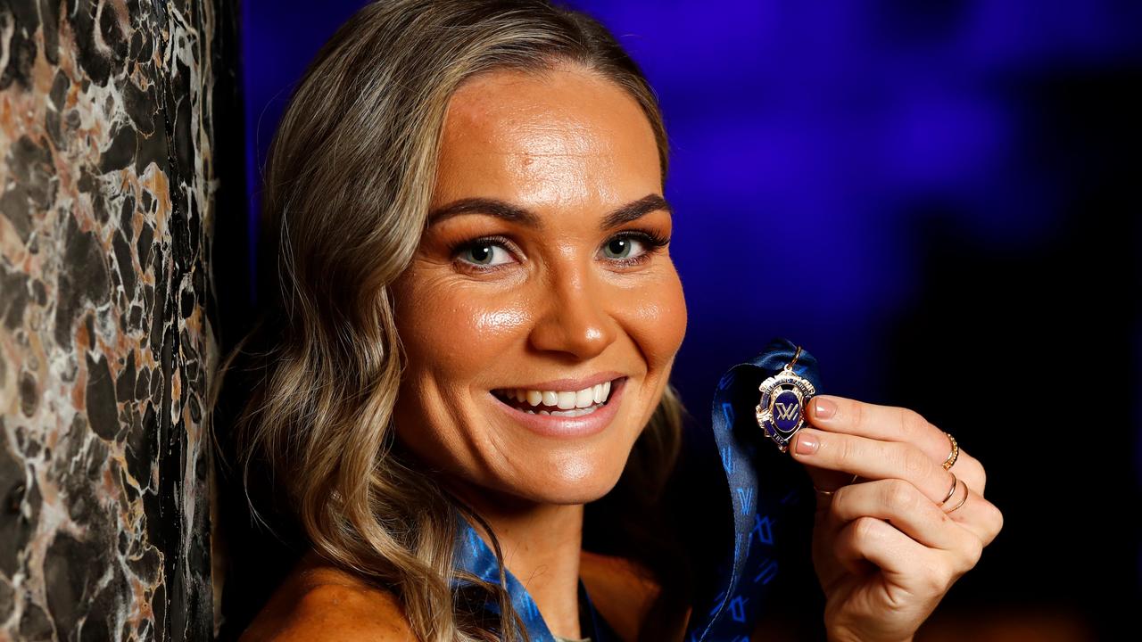 Emily Bates has added the AFLPA MVP award to her league best and fairest. Picture: AFL Photos/Getty Images