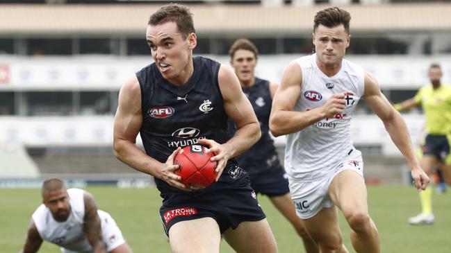 Sam Philp in action for Carlton.