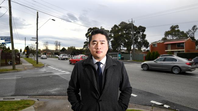 Ben Trinh suggested vigilantes could be the answer to rising crime in Springvale. Picture: Penny Stephens