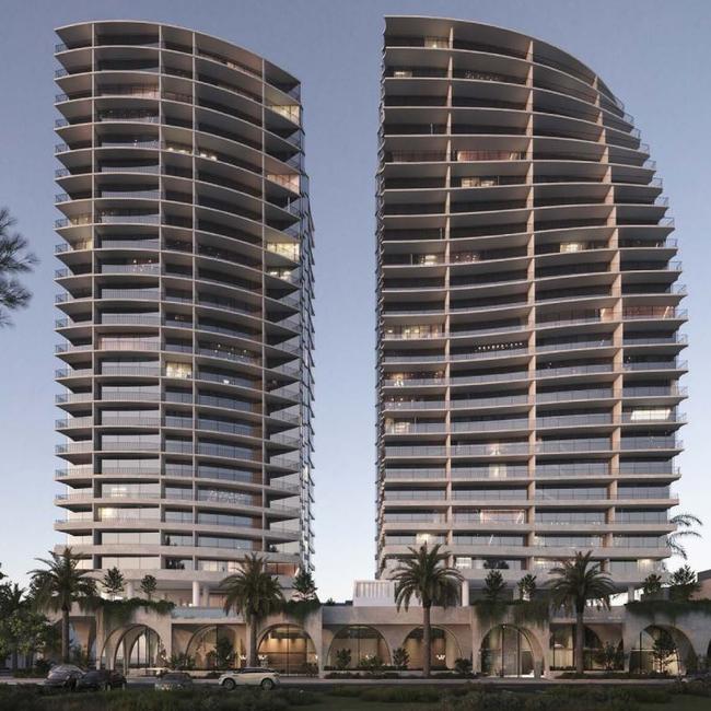 Artist impressions of the First Avenue, Burleigh Heads development.