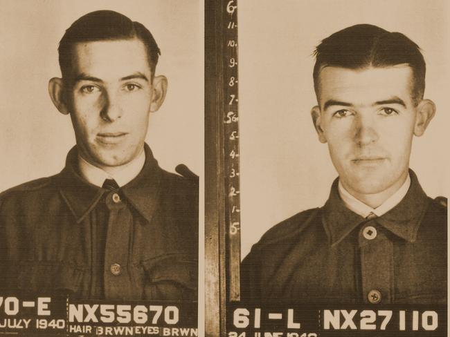 Twin’s forlorn hope ... Fred (left) thought he could get home to their family after Cecil died of illness and injury at Sandakan Camp. Fred was shot dead weeks later.