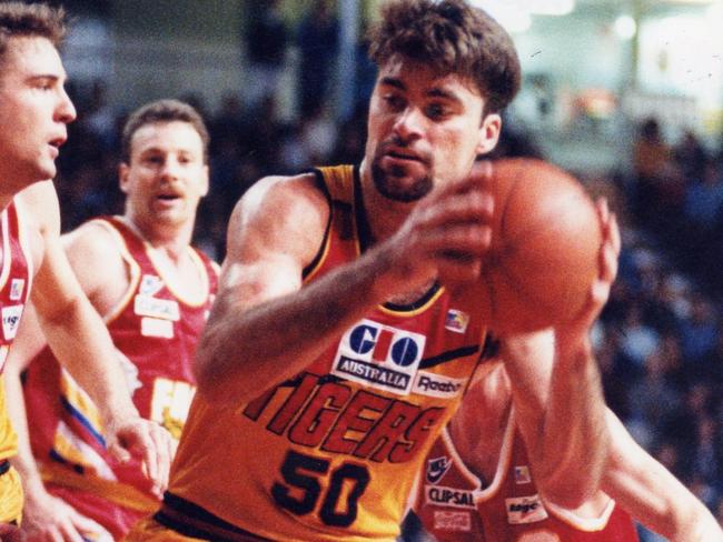Bradtke defected from Adelaide to the Melbourne Tigers in 1993. Picture: Supplied