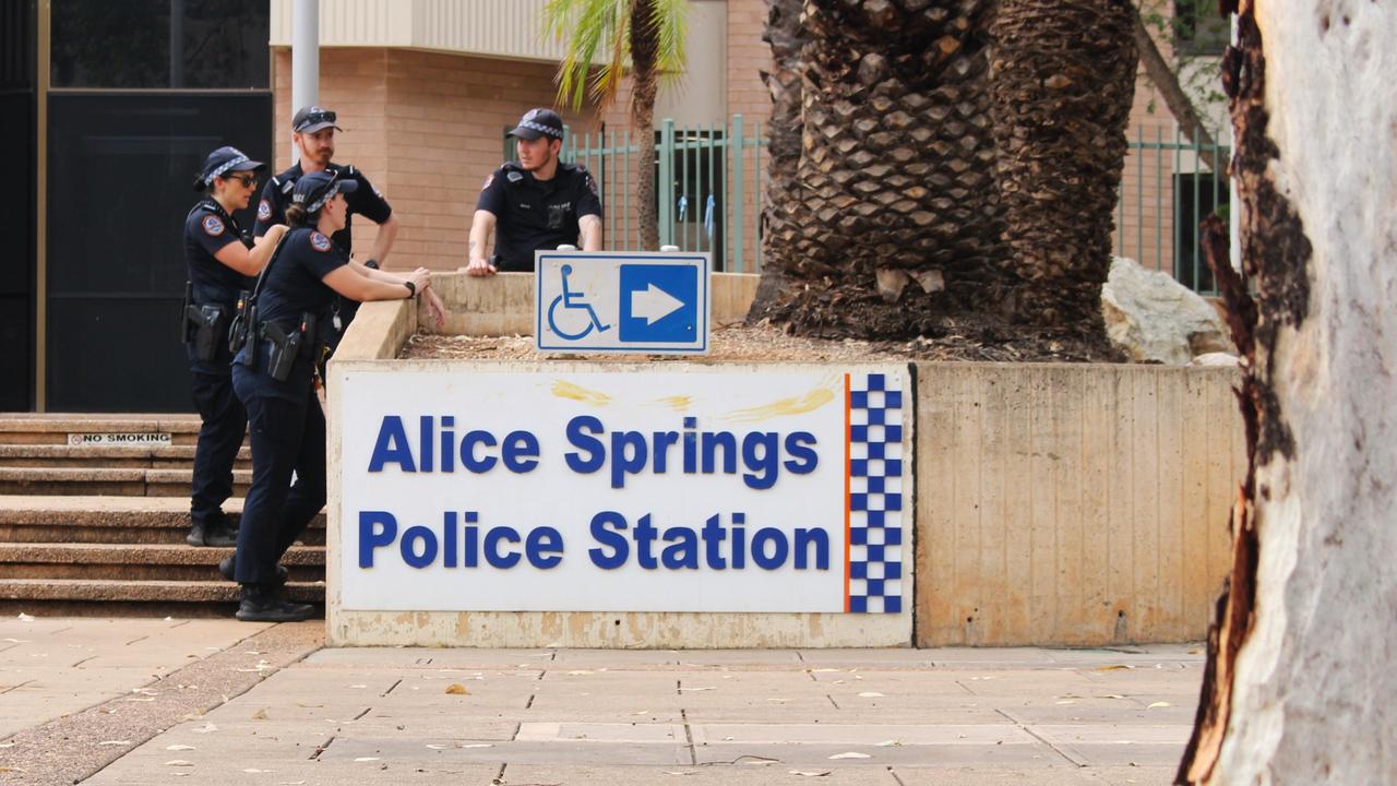 Alice Springs Police Station. Picture: Jason Walls