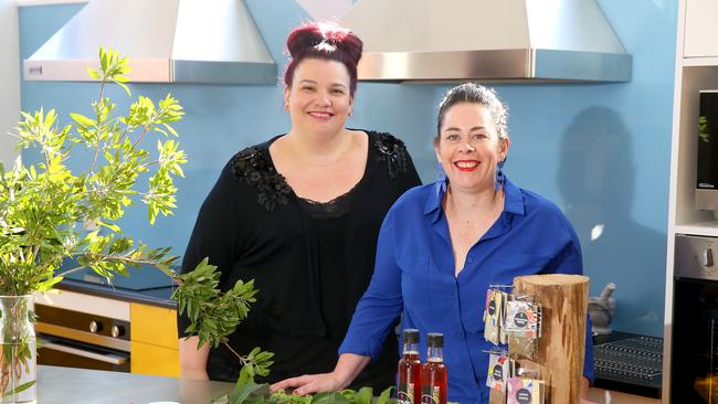 Fresh approach: Ballarat Tech School’s Sofia Fiusco and Saltbush Kitchen founder Brigid Corcoran. Picture: Andy Rogers