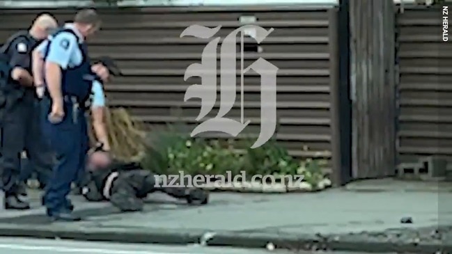 Christchurch Mosque Shooting: Moment shooter was arrested