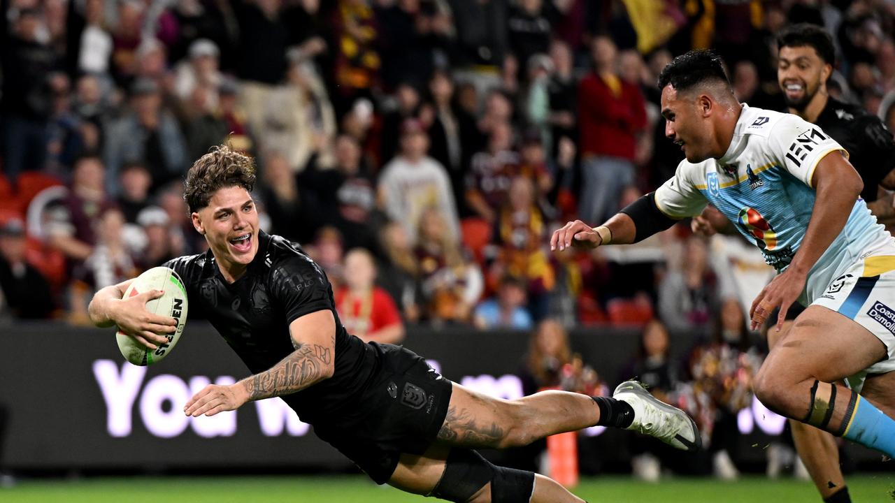 Reece Walsh shone in his NRL return on Saturday night but it wasn’t enough to earn him an Origin recall. Picture: NRL Photos