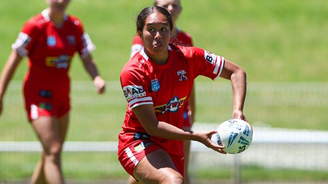 Chelsea Ahio of the Illawarra Steelers Tarsha Gale Cup side. Photo: Denis Ivaneza