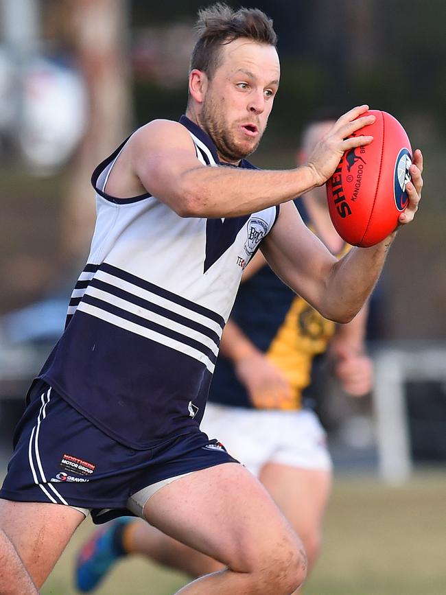 Brodric Gray in action for Bundoora. Picture: Josie Hayden