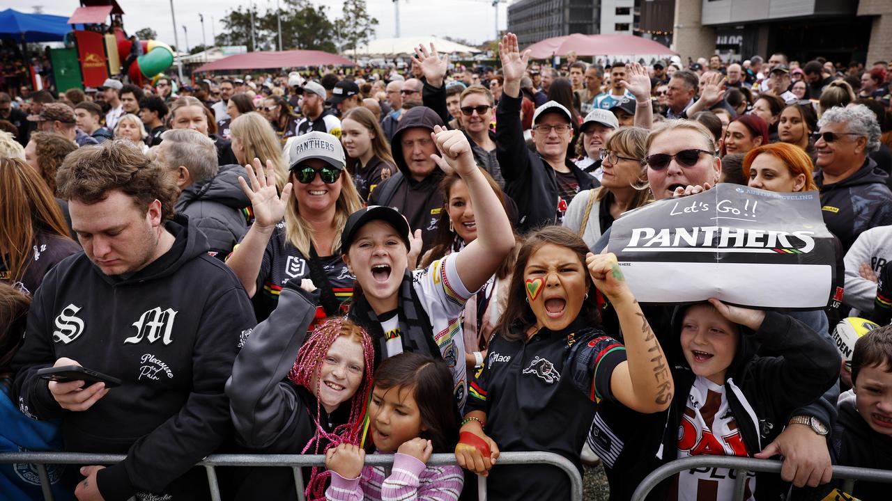 DAILY TELEGRAPH - 9/10/24 Panthers fan day at Penrith Leagues Club. Picture: Sam Ruttyn