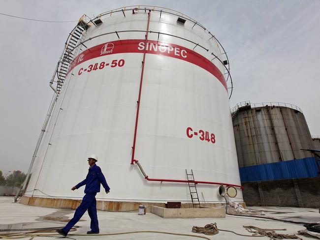 Under the APLNG supply agreement, Sinopec purchases 7.6 million tonnes annually from the project. Picture: Reuters