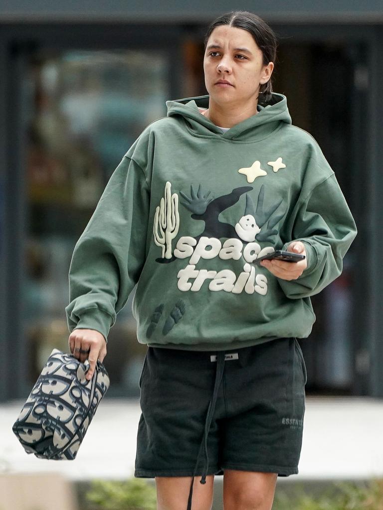 Sam Kerr spotted in public for the first time since police bombshell ...