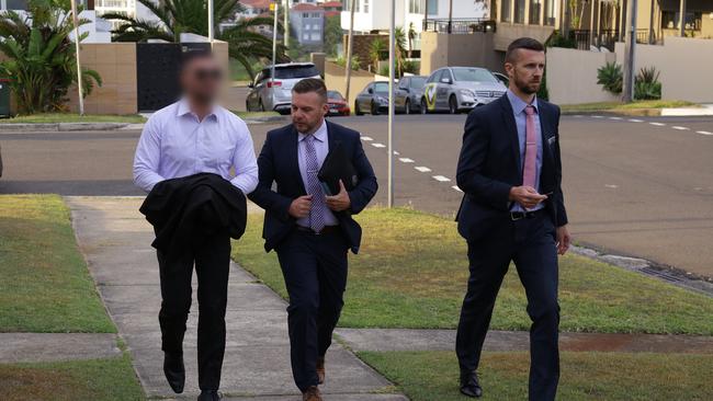 Salim Mehajer, left, was arrested in relation to a crash in Lidcombe last year.