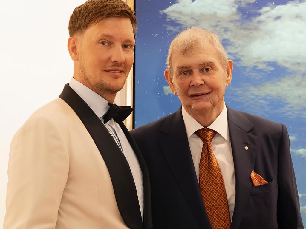 John Farnham with his son Rob Farnham. Picture: Instagram