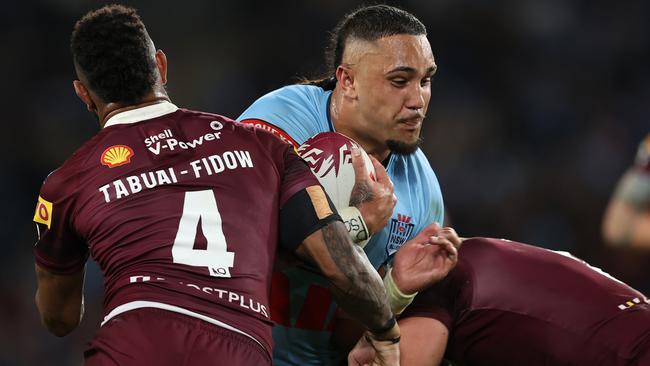 Koloamatangi is in the mix to play Origin again this year. Picture: Brendon Thorne/Getty Images