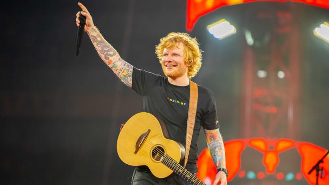 Ed Sheeran helped Lewis Capaldi how to cope with feeling like an impostor. Picture: The Advertiser/ Morgan Sette