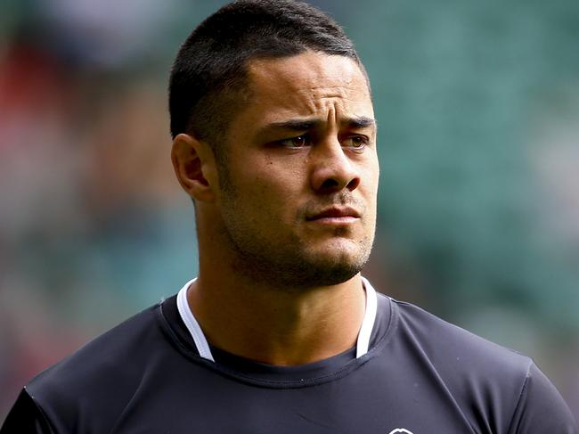 LONDON, ENGLAND - MAY 21: Jarryd Hayne of Fiji warms up prior to their pool match against England during day one of the HSBC London Sevens at Twickenham Stadium on May 21, 2016 in London, United Kingdom. (Photo by Jordan Mansfield - RFU/The RFU Collection via Getty Images)