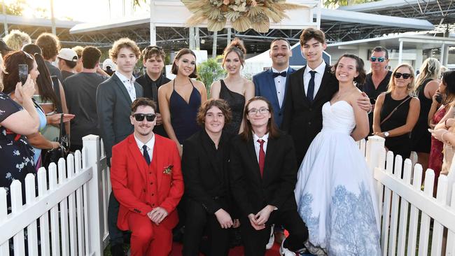 Caloundra State High School's Year 12 students celebrate their end of schooling at the formal. Picture: Patrick Woods.