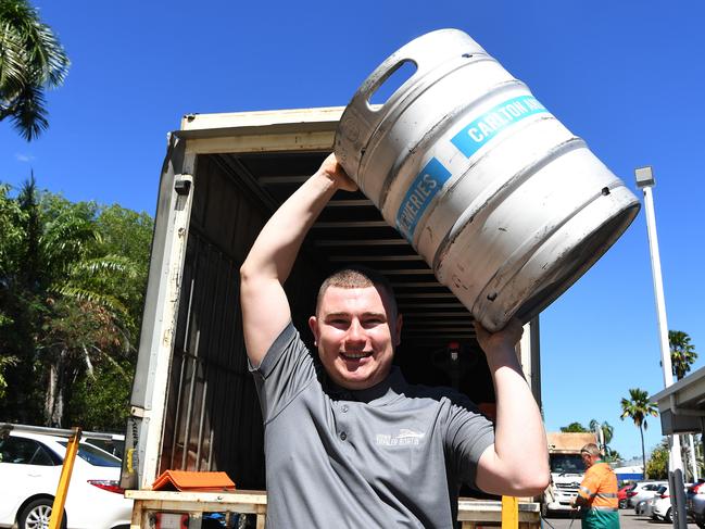 Darwin Trailer Boat club supplies manager David McGowan said beer suppliers aren't struggling with the demands of the busy dry season. Picture Katrina Bridgeford.