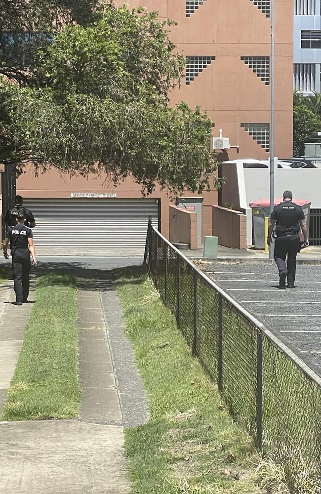 Gold Coast Police searching for a man seen screaming in the Southport CBD. Picture: Sam Stolz