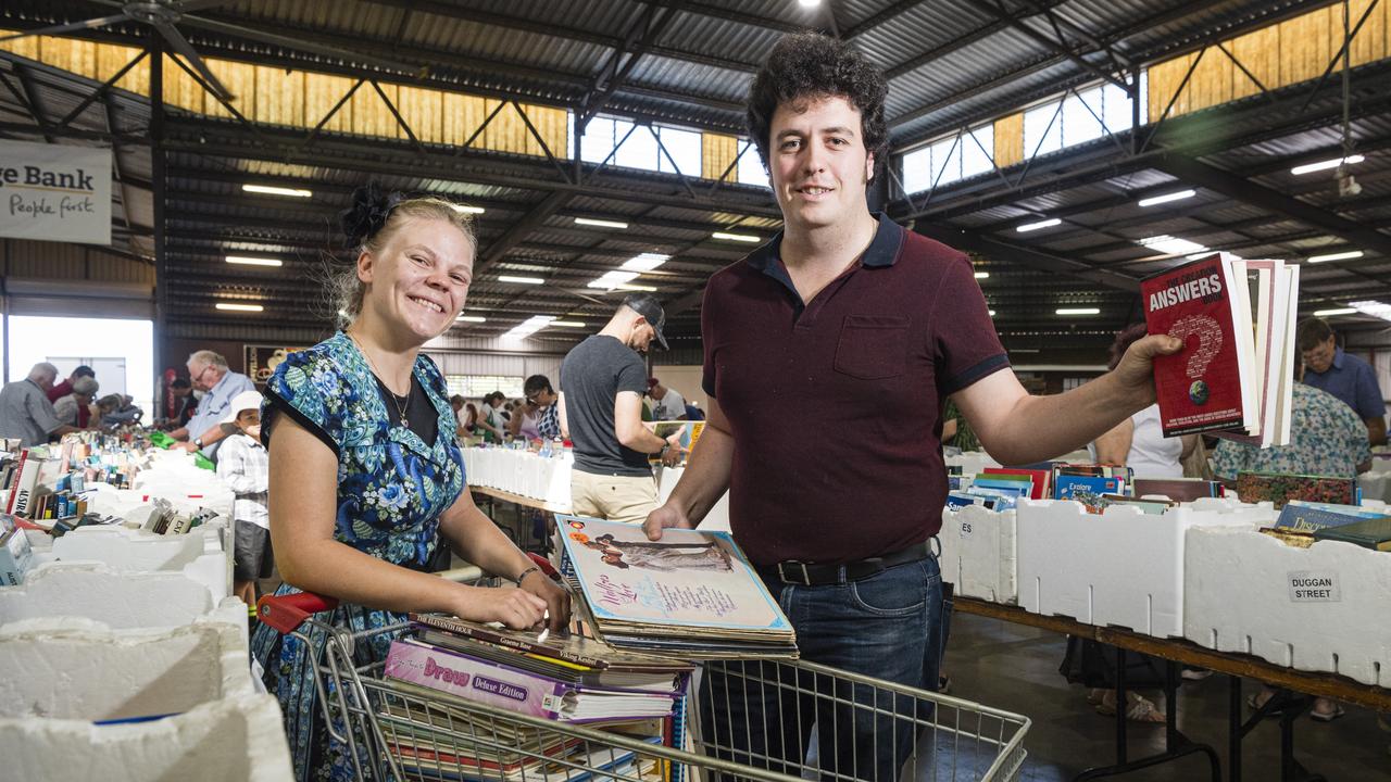 Shanesia and Matthew Pfeffer at The Chronicle Lifeline Bookfest at Toowoomba Showgrounds, Saturday, March 2, 2024. Picture: Kevin Farmer