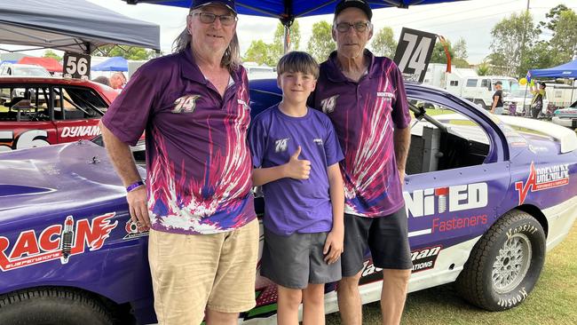 Allan Mortimer, with Joel and Phil Blackman, Eaton WA.