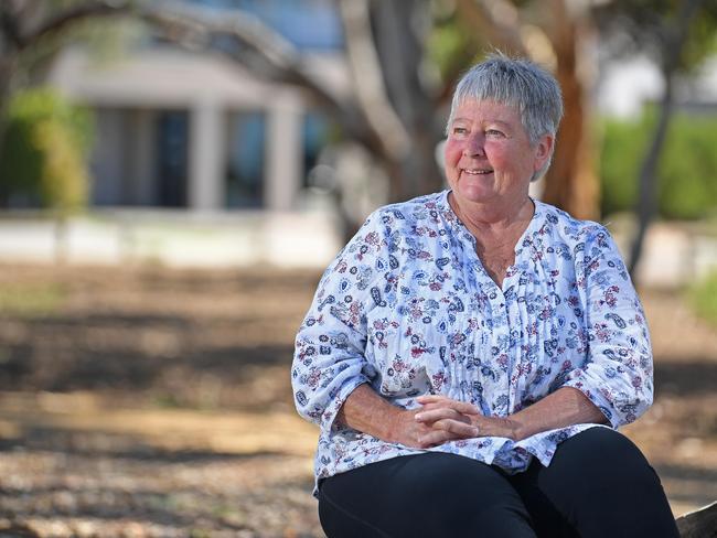 Liz Stanley helps to run the Original Open Market at Christies Beach which donates all profits to those in need in the community. Picture: Tom Huntley