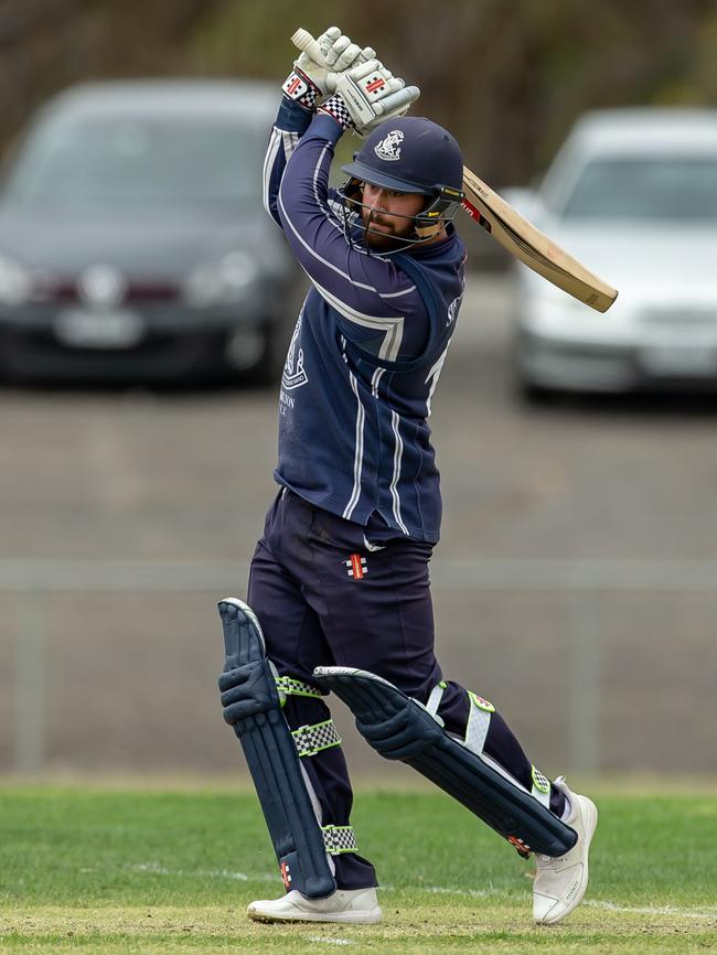 Brayden Stepien in full flight for Carlton during a Vic Super Slam match. Picture: ARJ GIESE.