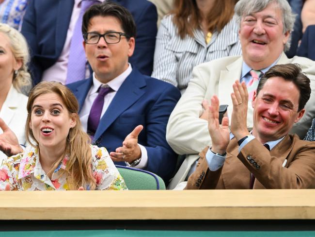 Princess Beatrice and Edoardo Mapelli Mozzi at Wimbledon last July. Picture: Karwai Tang/WireImage