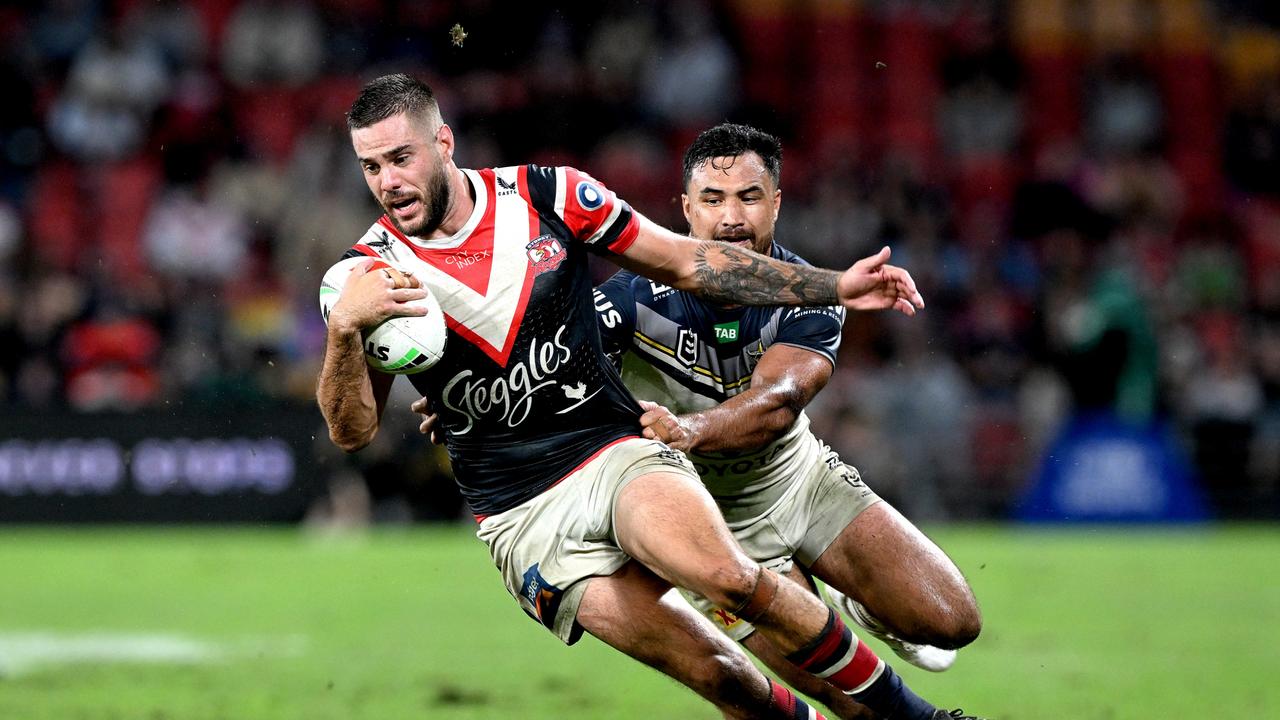 Corey Allan is likely to play a new role in the backline following Joseph-Aukuso Suaalii’s three-game ban. Picture; Bradley Kanaris/Getty Images