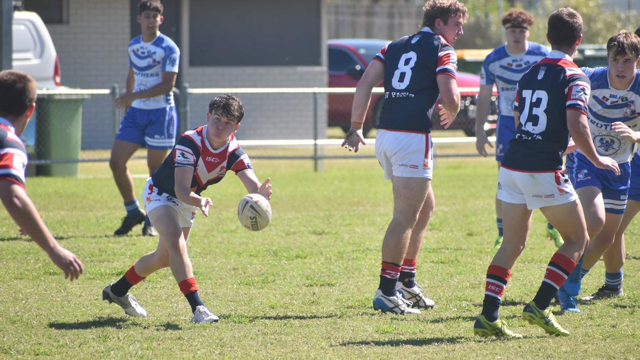 Cody Nielsen for St Patrick's College against Ignatius Park in the Aaron Payne Cup. July 20, 2021. Picture: Matthew Forrest