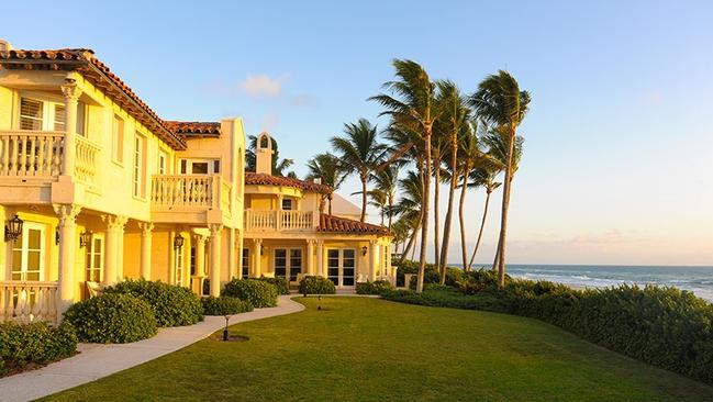 Inside Trump’s opulent resort in Florida. Picture: Courtesy Mar-a-Lago Club