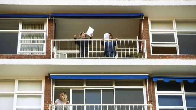 Residents sing, chat and generally have a blast. Picture: John Appleyard