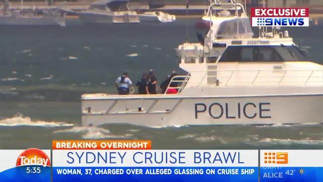 Russian woman charged in Sydney cruise brawl